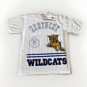 Kentucky Wildcats Shirt Mens‎ L Glory Days AOP Cotton Basketball 90s Vintage